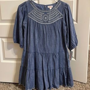 Girls Blue Jean Dress